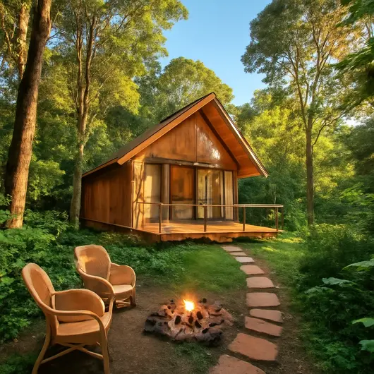 Cabana Glamping Natureza Aqui no Camping