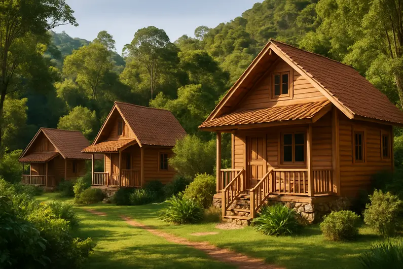 Casa e Chalés do Teuler: Acomodações Confortáveis em Meio à Natureza