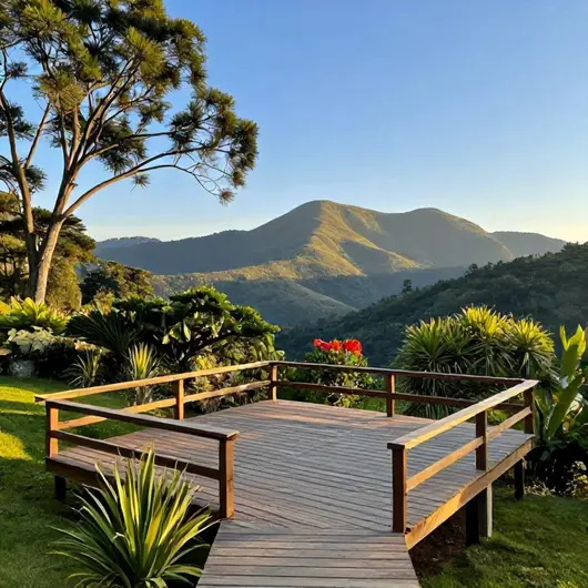 Deck do Amor: Um Refúgio Romântico em Minas Gerais