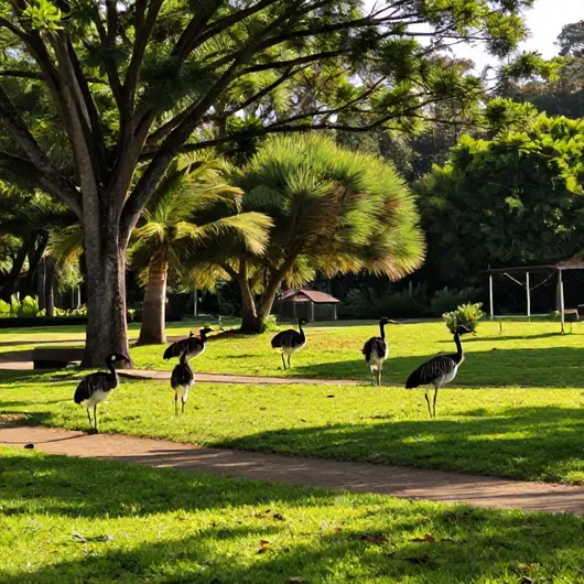 Descubra o Parque do Avestruz Eco Resort